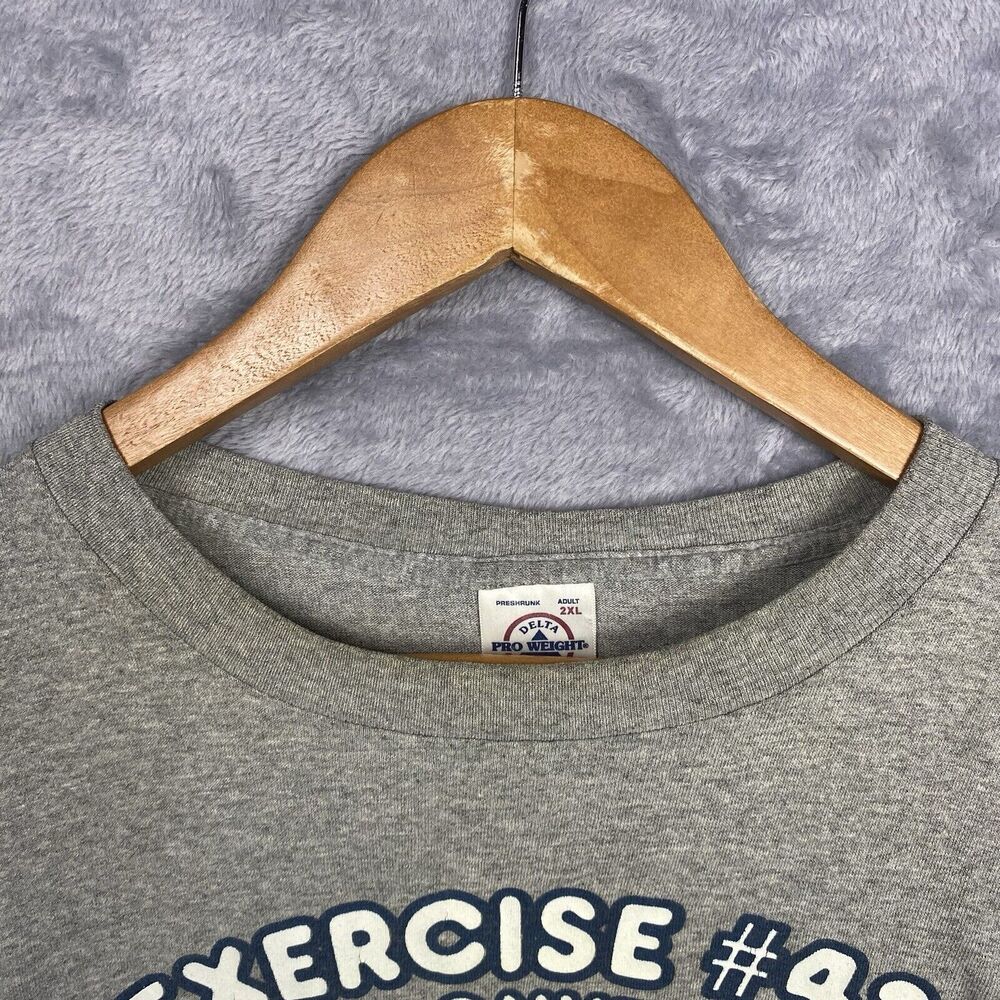 Vintage Homer Simpson Size XXL Exercise Donut Curl T shirt‎ Y2K - Picture 4 of 8